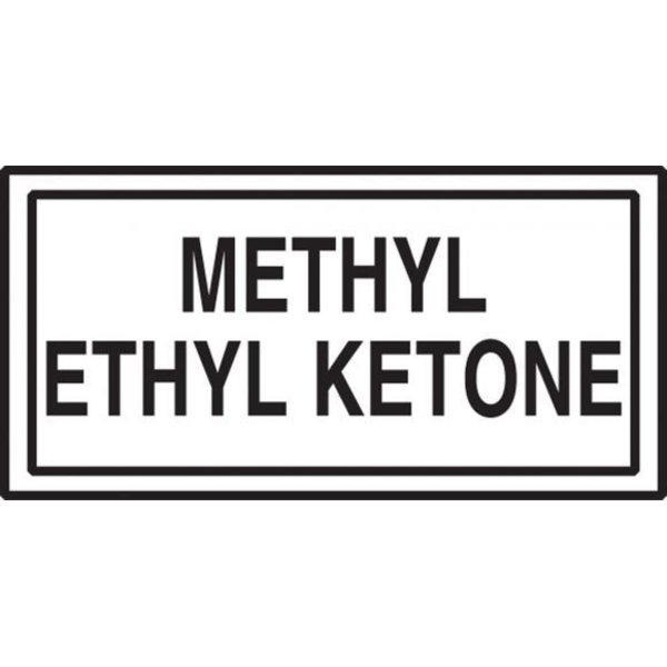 Accuform SAFETY LABEL METHYL ETHYL KETONE 3 in  X LCHL544 LCHL544